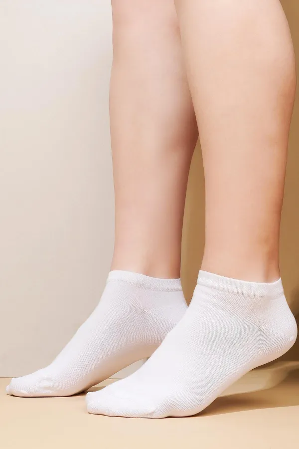 Chaussettes d'été blanches en bambou pour femmes égyptiennes