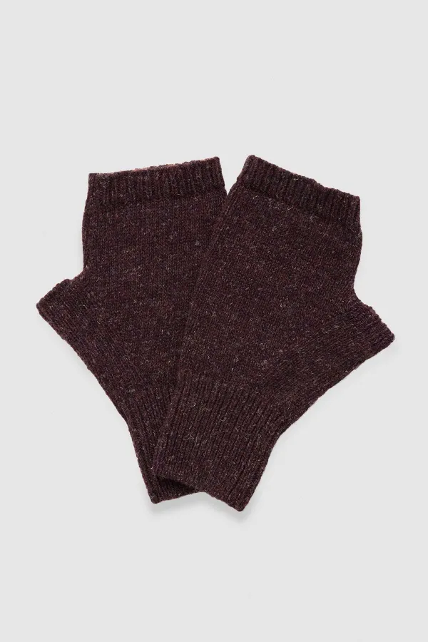 Unisex Yün Bere Eldiven Takımı - Milda Bordo