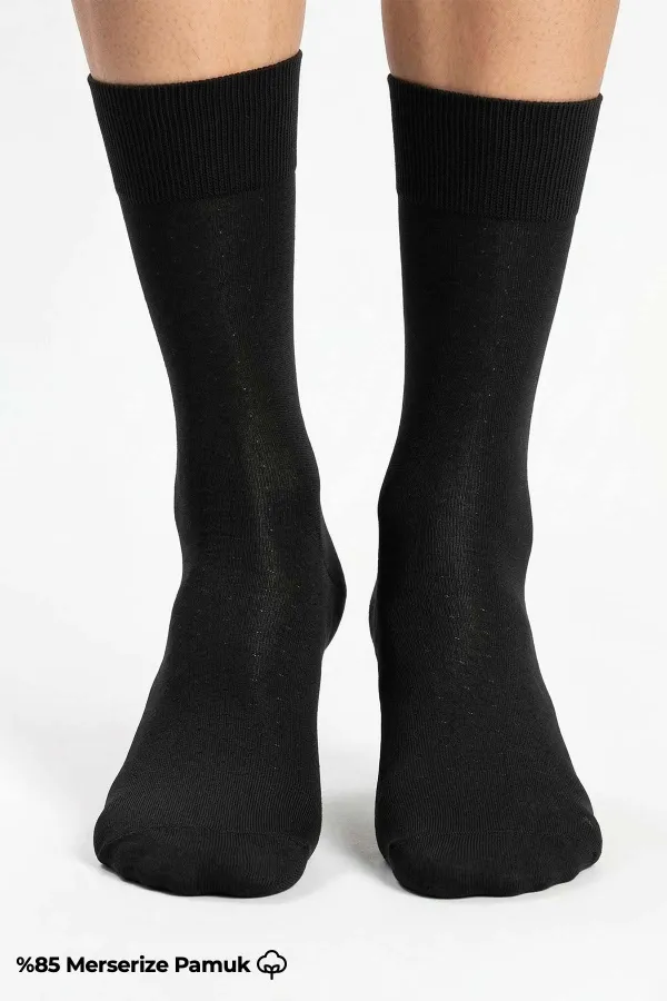 Chaussettes fines pour homme, mercerisées, à 6 doubles pointes, multicolores