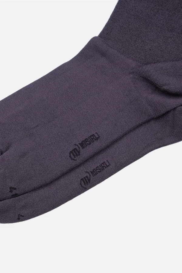 Mısırlı Erkek Modal Tekli DİABETİKER Lastiksiz Uzun Soket Çorap Füme