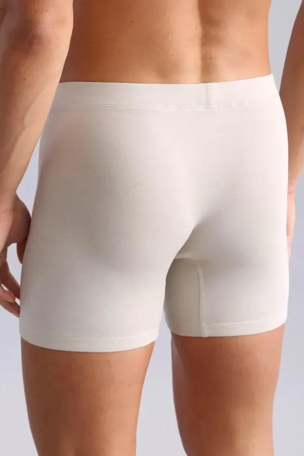 Mısırlı BAMBOO ZEUS Regular Fit Long Boxer Earth Beige