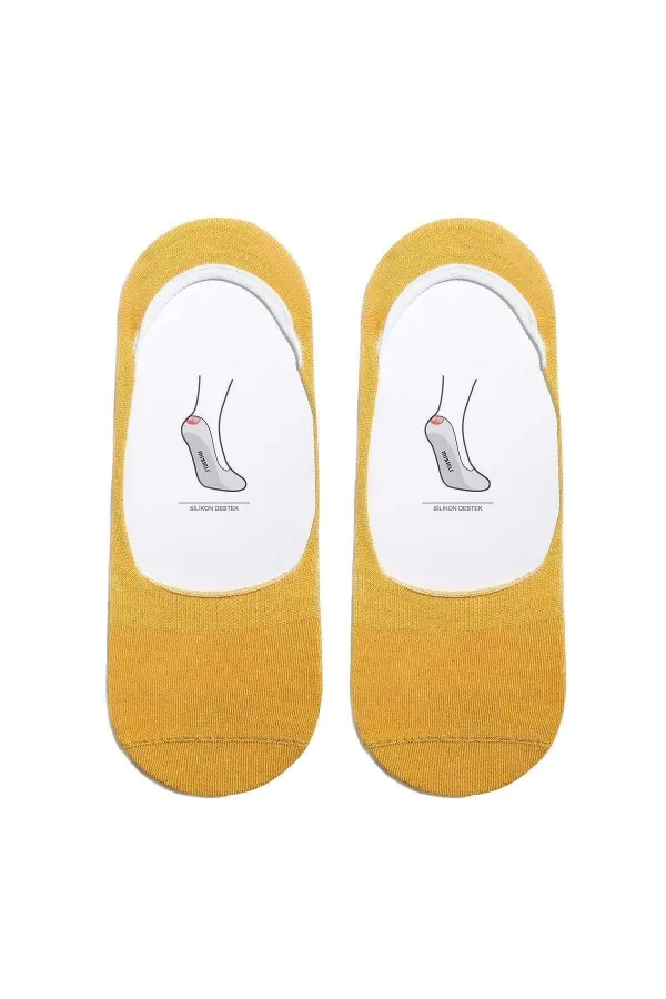 Mısırlı Erkek Bambu Tekli Yazlık Babet Çorap Sarı