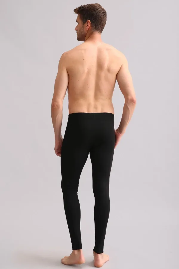 Sous-vêtement thermique en bambou égyptien / Leggings noirs