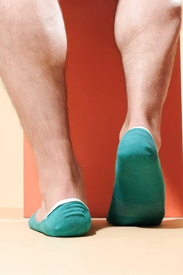 Mısırlı Erkek Bambu Tekli Yazlık Babet Çorap Mavi