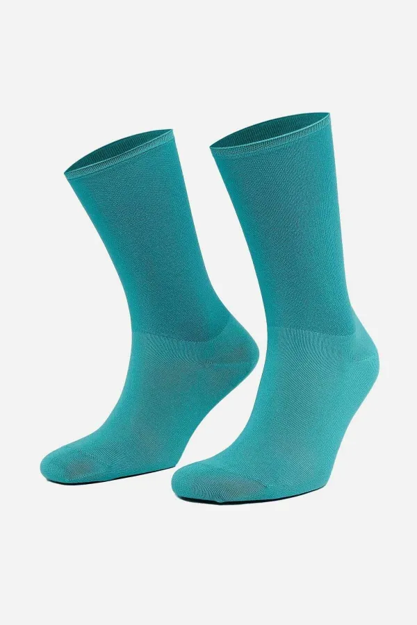 Men's Bamboo Single Diabetic Elastic-Free Ankle Socks Blue