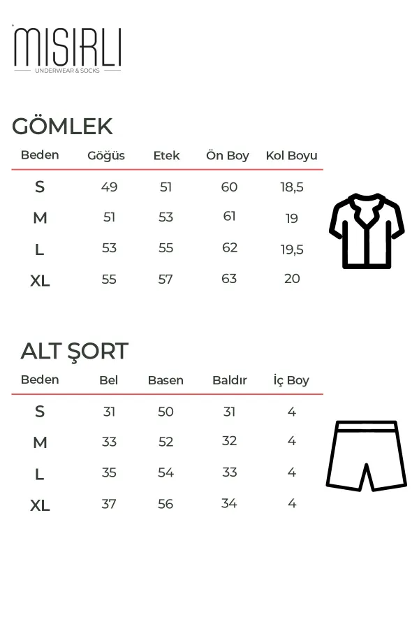 Viskon Kısa Kollu Askılı Tişört Şort Takım İndigo