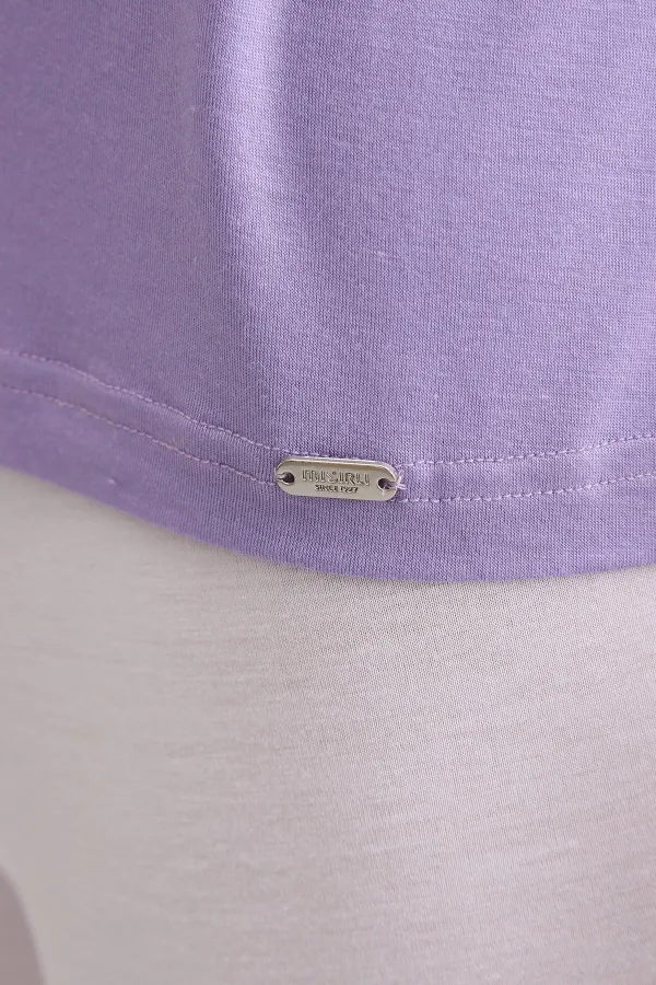 Mısırlı BAMBOO ZEUS LUXURY Regular Fit V-Neck Undershirt/T-Shirt Purple