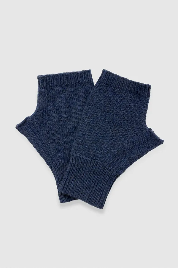 Unisex Yün Bere Eldiven Takımı - Milda Lacivert