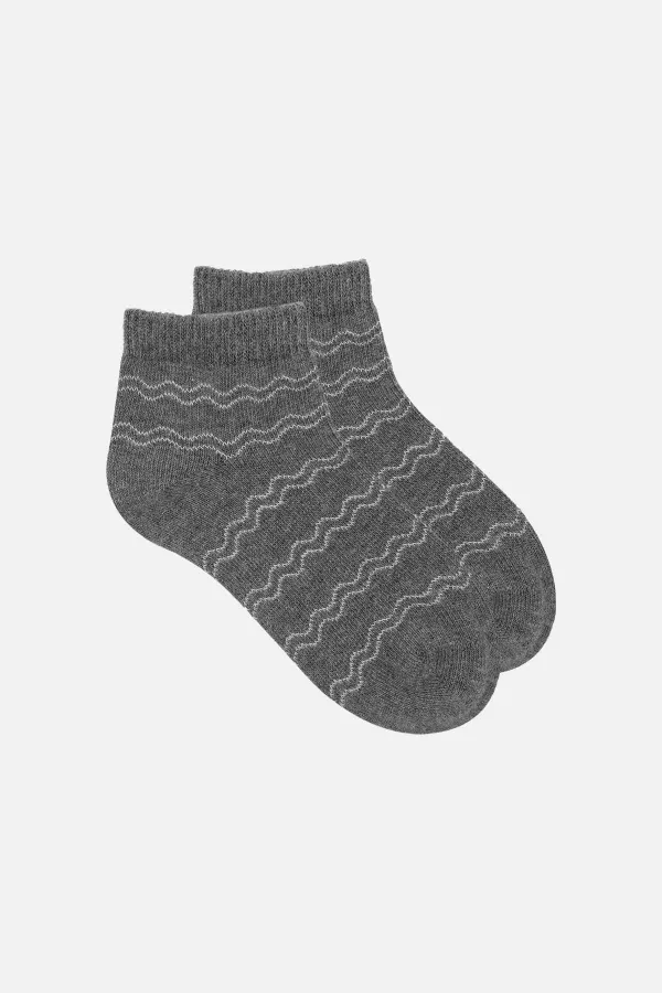 Mısırlı Unisex Cotton 3 Pairs Baby and Toddler Bootie Socks Multicolored