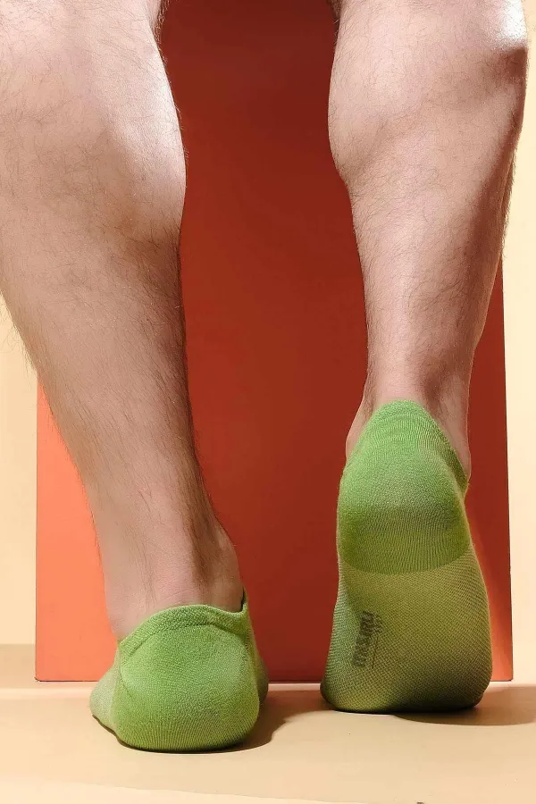 Mısırlı Erkek Modal Tekli Yazlık No Show Çorap Yeşil