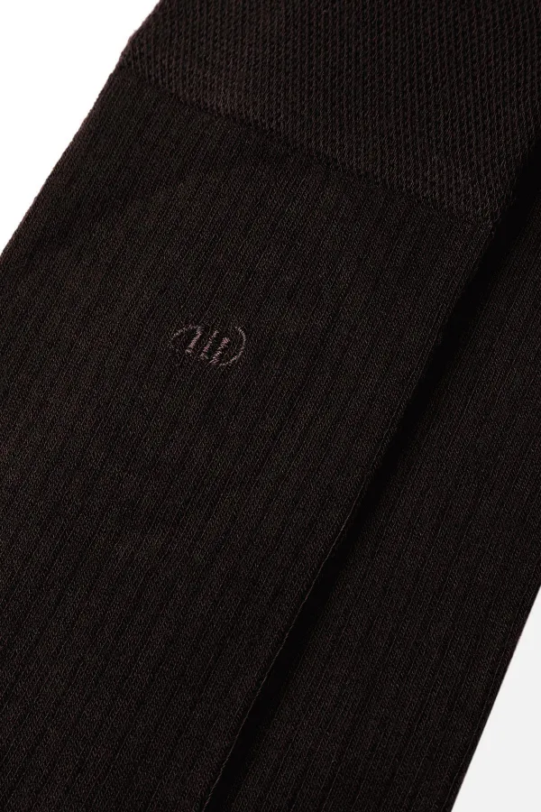 Mısırlı Erkek Bambu Tekli Soket Çorap Kahverengi