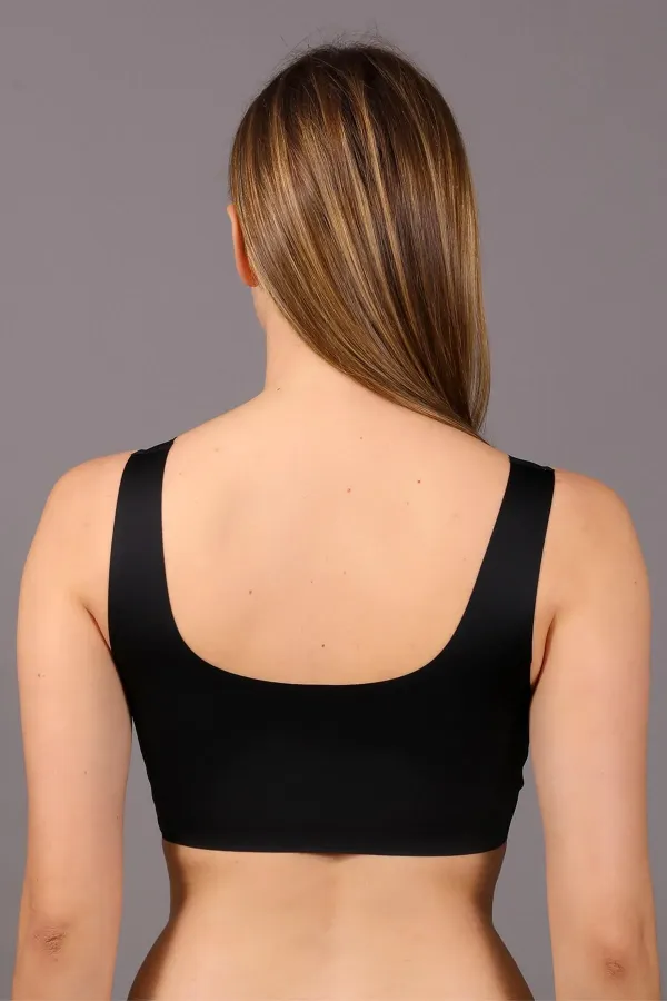 Mısırlı New Bra Desteksiz Hayalet Bralet Sütyen Siyah