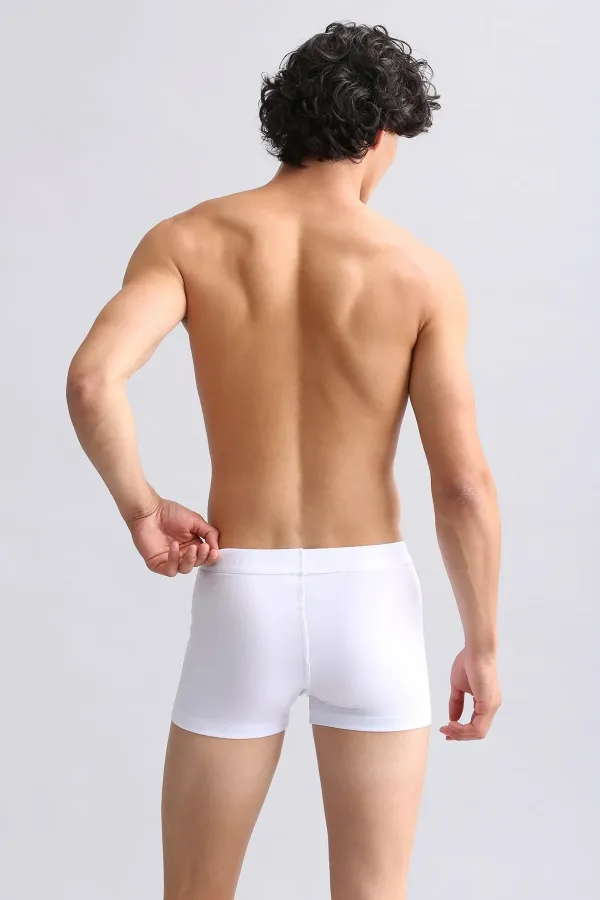 Mısırlı ORGANIC Pamuklu Compact Cotton Klasik Boxer Beyaz
