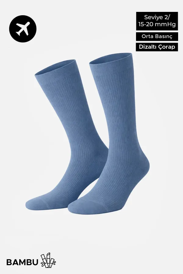 Unisex Bamboo Flight and Pilot Knee-High Socks with Special Strengthening Technology, Navy Blue Unisex Bamboo Flight and Pilot Knee-High Socks with Special Strengthening Technology, Navy Blue