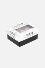 Aytuğ Women's Bamboo 3 Pairs Special Boxed Ankle Socks Multicolored