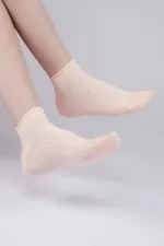 Aytuğ Women's Modal Single Sneaker Socks Salmon