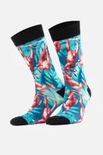 Aytuğ Unisex Cotton Monkey Pattern Fun Ankle Socks Monkey Design