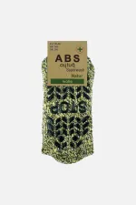 Aytuğ Men's Merino Wool Cold Blocker Winter Non-Slip Sole Ankle Socks Yellow