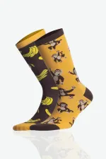 Chaussettes unisexes en coton Aytuğ, lot de 3 paires, à motifs animaux amusants
