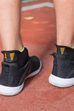 Aytuğ Unisex Firming Running and Sports Ankle Socks Black