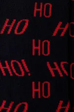 Chaussettes de Noël en coton simple pour homme Aytuğ, bleu marine