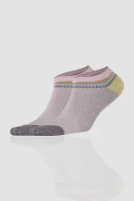Aytuğ Women's Cotton 8 Pairs Special Boxed Ankle Socks Multicolored