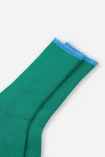 Aytuğ Women's Cotton Single Terry Socks Green