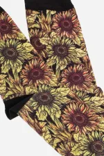 Aytuğ Unisex Cotton Floral Pattern Fun Ankle Socks