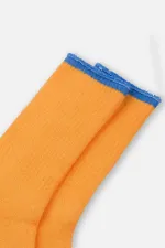 Aytuğ Women's Cotton Single Terry Sock Orange