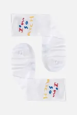 Aytuğ Women's Bamboo 4 Pairs Special Boxed Ankle Socks Multicolored