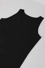 Débardeur à bretelles Aytuğ pour femme, coupe classique, en modal, noir