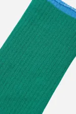 Aytuğ Women's Cotton Single Terry Socks Green
