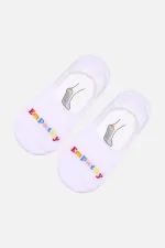 Aytuğ Women's Cotton Pair Special Boxed Ballet Socks Multicolored