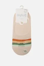 Aytuğ Women's Modal Single Ballet Socks Beige