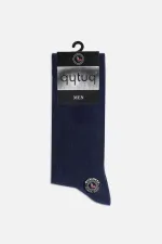 Chaussettes en coton pour homme Aytuğ, modèle à une seule chaussette, style jean.