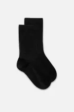 Chaussettes de cheville noires en bambou pour femmes diabétiques Aytuğ