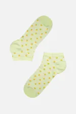 Aytuğ Kadın Bambu Tekli Patik Çorap Lime