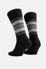 Aytuğ Men's Lambswool Single Socket Socks Black