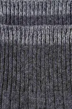 Aytuğ Men's Lambswool Single Socket Socks Smoke Grey