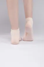 Aytuğ Women's Modal Single Sneaker Socks Salmon