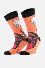 Aytuğ Unisex Cotton Bull Pattern Fun Ankle Socks