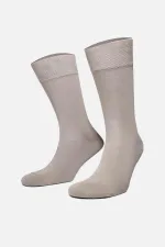 Aytuğ Men's Bamboo Single Super Thin Sock Beige