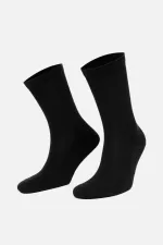 Chaussettes de cheville noires en bambou pour femmes diabétiques Aytuğ