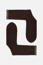 Aytuğ Men's Lambswool Single Socket Socks Brown