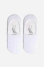 Aytuğ Men's Cotton Single Ballet Socks White