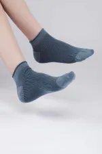 Aytuğ Women's Modal Single Sneaker Socks Dark Blue