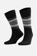 Aytuğ Men's Lambswool Single Socket Socks Black