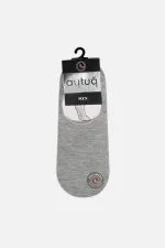 Aytuğ Men's Cotton Single Ballet Socks Grey