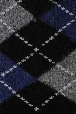 Aytuğ Men's Lambswool Single Socket Socks Black