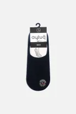 Aytuğ Men's Cotton Single Ballet Socks Navy Blue